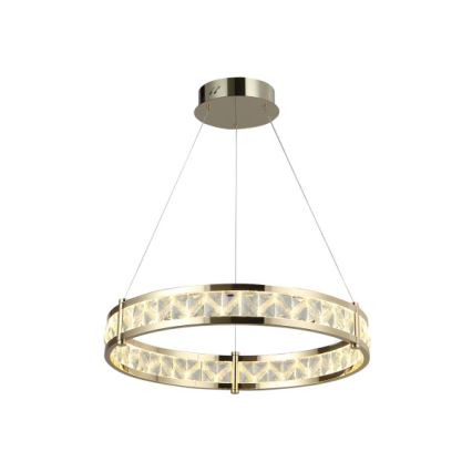 LED prigušiva kristalni luster na sajli ENRIQUE LED/40W//230V 3000-6000K prečnika 60 cm + daljinski upravljač