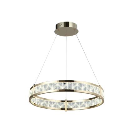 LED prigušiva kristalni luster na sajli ENRIQUE LED/40W//230V 3000-6000K prečnika 60 cm + daljinski upravljač