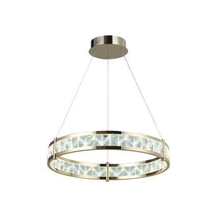 LED prigušiva kristalni luster na sajli ENRIQUE LED/40W//230V 3000-6000K prečnika 60 cm + daljinski upravljač