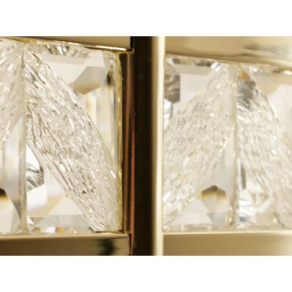 LED prigušiva kristalni luster na sajli ENRIQUE LED/40W//230V 3000-6000K prečnika 60 cm + daljinski upravljač