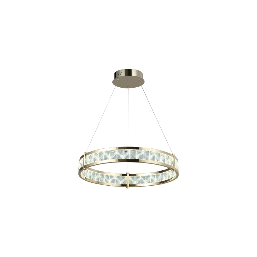 LED prigušiva kristalni luster na sajli ENRIQUE LED/55W//230V 3000-6000K prečnik 80 cm + daljinski upravljač