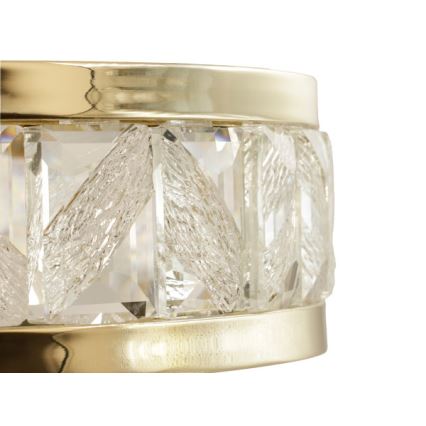 LED prigušiva kristalni luster na sajli ENRIQUE LED/55W//230V 3000-6000K prečnik 80 cm + daljinski upravljač