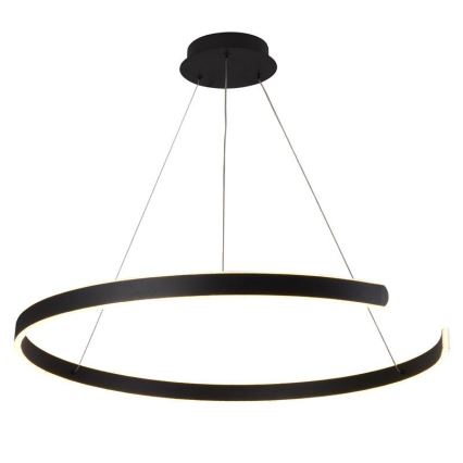 LED prigušiva viseći luster na sajli LED/100W/230V 3000-6500K prečnik 80 cm + daljinski upravljač