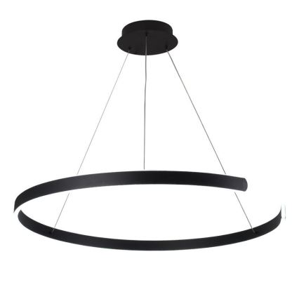 LED prigušiva viseći luster na sajli LED/100W/230V 3000-6500K prečnik 80 cm + daljinski upravljač