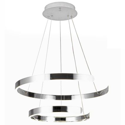 LED prigušiva luster na sajli LED/120W/230V 3000-6500K prečnik 60 cm + daljinski upravljač