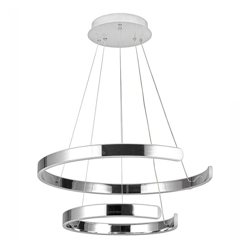 LED prigušiva luster na sajli LED/120W/230V 3000-6500K prečnik 60 cm + daljinski upravljač