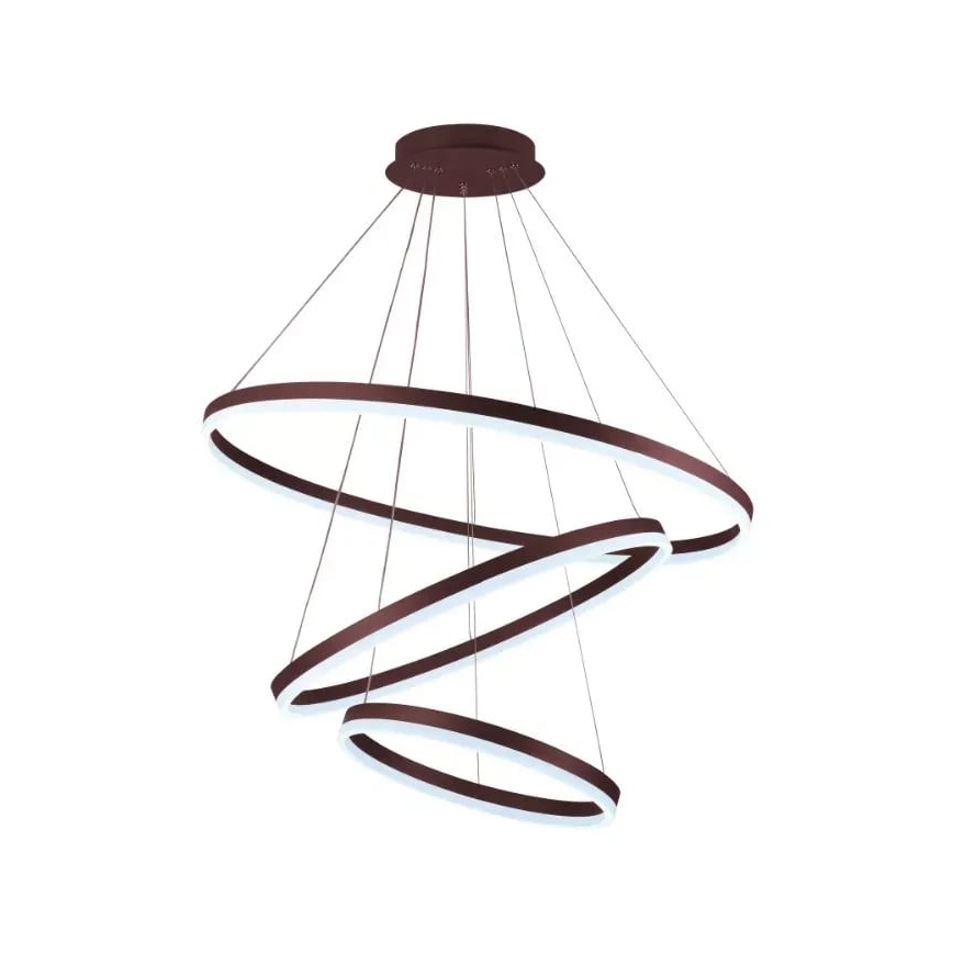 LED prigušiva luster na sajli LED/125W/230V 3000-6500K prečnik 80 cm + daljinski upravljač