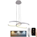 LED prigušiva luster na sajli LED/50W/230V 3000-6500K + daljinski upravljač