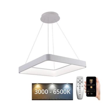 LED prigušiva luster na sajli LED/55W/230V 3000-6500K bela + daljinsko upravljanje