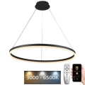 LED prigušiva luster na sajli LED/55W/230V 3000-6500K prečnik 80 cm + daljinski upravljač