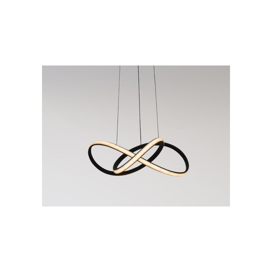LED prigušiva luster na sajli LED/65W/230V 3000-6500K prečnika 49 cm + daljinski upravljač