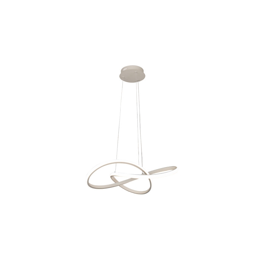 LED prigušiva luster na sajli LED/65W/230V 3000-6500K prečnik 49 cm + sa daljinskim upravljačem