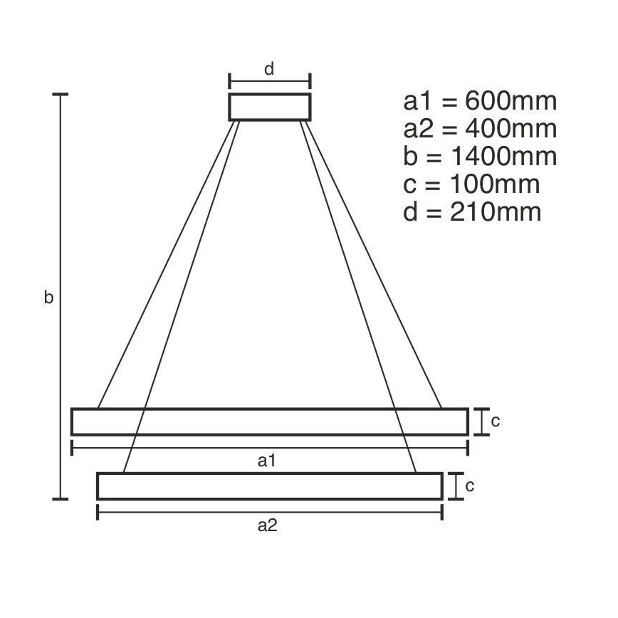 LED prigušiva kristalni luster na sajli LED/65W/230V 3000-6500K sjajni hrom + daljinski upravljač