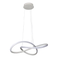 LED prigušiva luster na sajli LED/65W/230V 3000-6500K prečnik 49 cm + sa daljinskim upravljačem