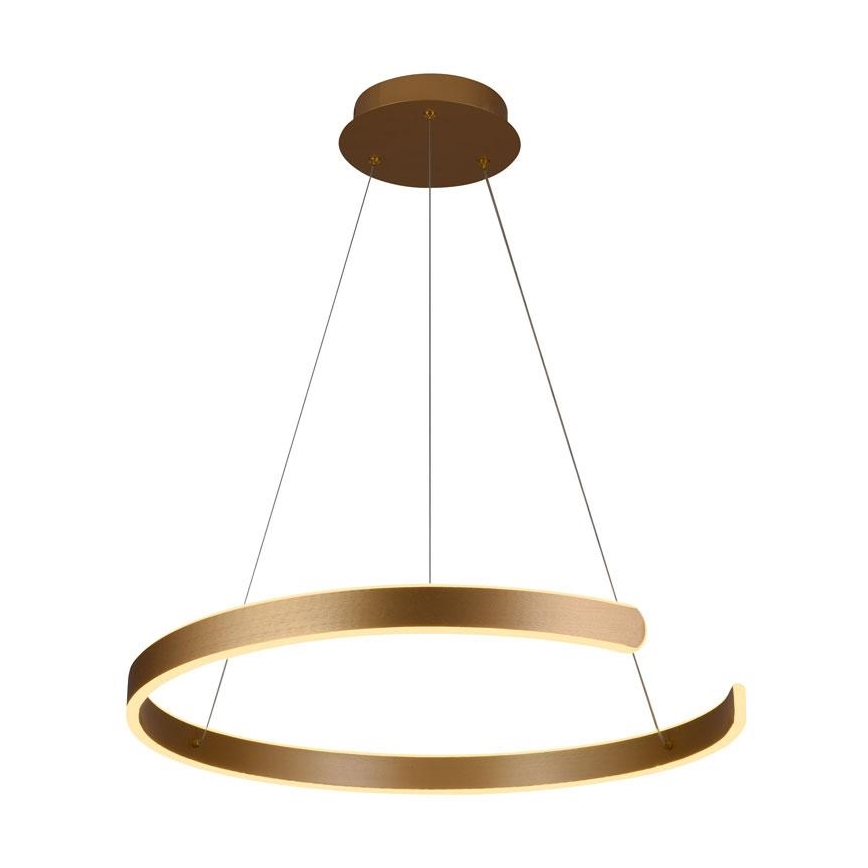 LED prigušiva luster na sajli LED/70W/230V 3000-6500K Ø 60 cm + daljinski upravljač