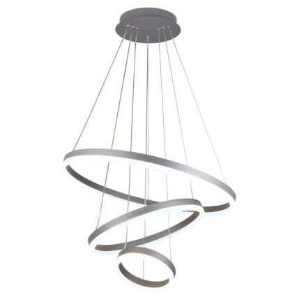 LED prigušiva luster na sajli LED/85W/230V 3000-6500K prečnik 60 cm prečnik 60 cm + daljinski upravljač