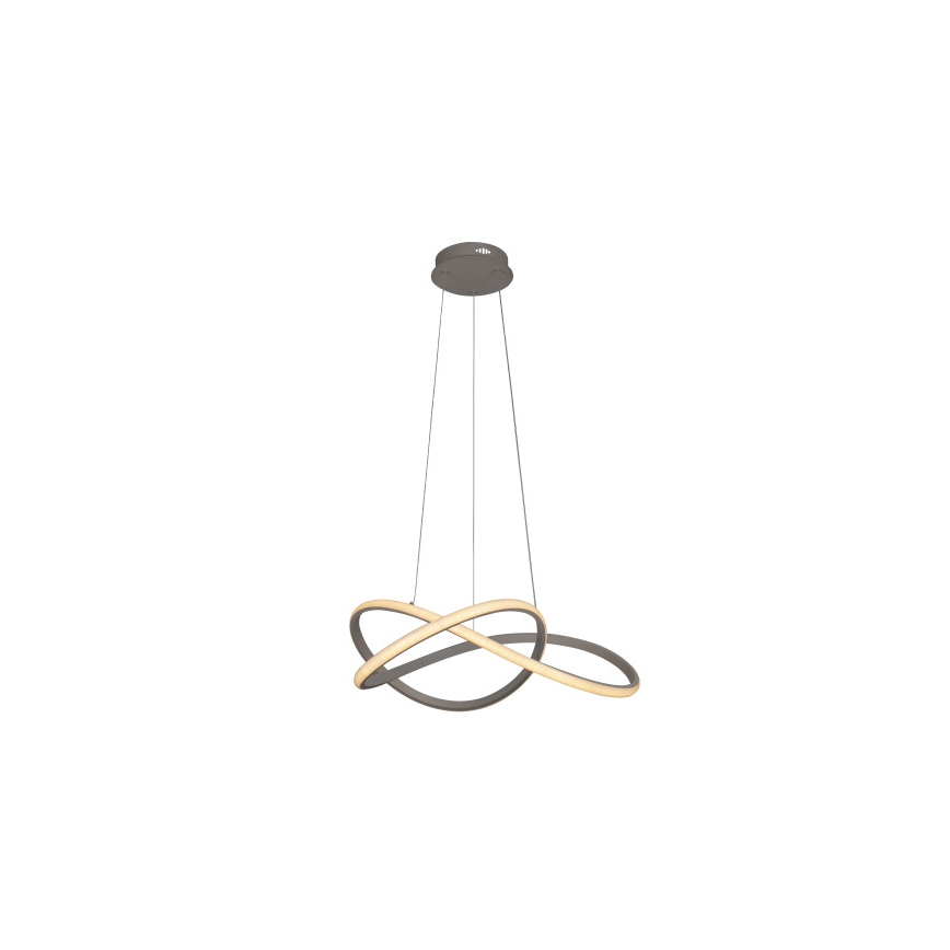 LED prigušiva luster na sajli LED/85W/230V 3000-6500K prečnik 60 cm + daljinski upravljač