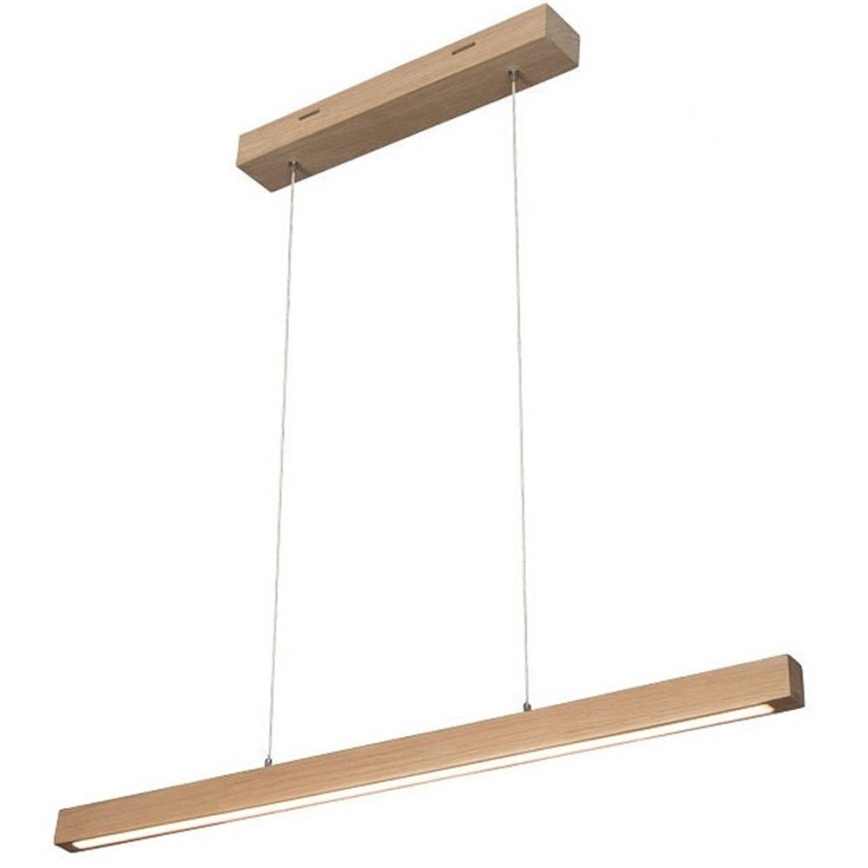 LED prigušiva luster na sajli SMAL LED/12W/230V hrast