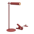 LED prigušiva magnetna punjiva stona lampa 3u1 LED/3W/5V 4000K 1500 mAh crvena