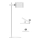 LED Prigušiva magnetna punjiva stona lampa 4u1 LED/3W/5V 3000-6000K 1800 mAh bela