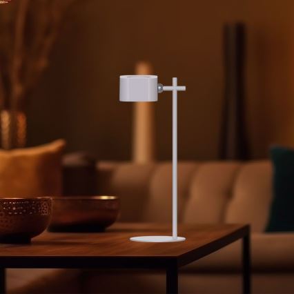 LED Prigušiva magnetna punjiva stona lampa 4u1 LED/3W/5V 3000-6000K 1800 mAh bela