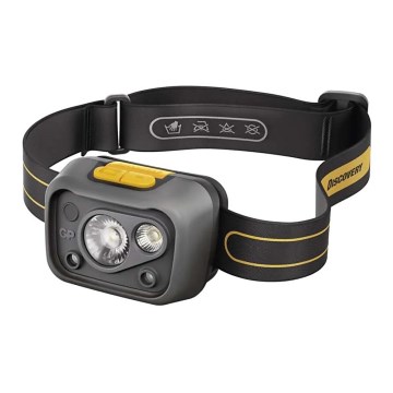 LED Prigušiva naglavna Lampa sa senzorom GP DISCOVERY CHW54 LED/3xAAA IPX5