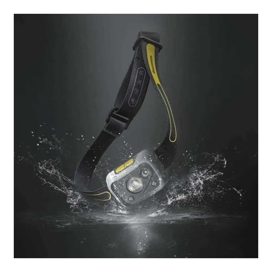 LED Prigušiva naglavna Lampa sa senzorom GP DISCOVERY CHW54 LED/3xAAA IPX5