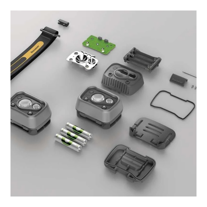 LED Prigušiva naglavna Lampa sa senzorom GP DISCOVERY CHW54 LED/3xAAA IPX5