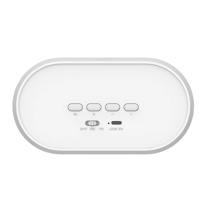 LED Prigušiva noćna lampica sa budilicom BUNNY LED/1,2W/5V 3000K