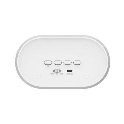 LED Prigušiva noćna lampica sa budilicom KAJA LED/1,3W/5V 3000K
