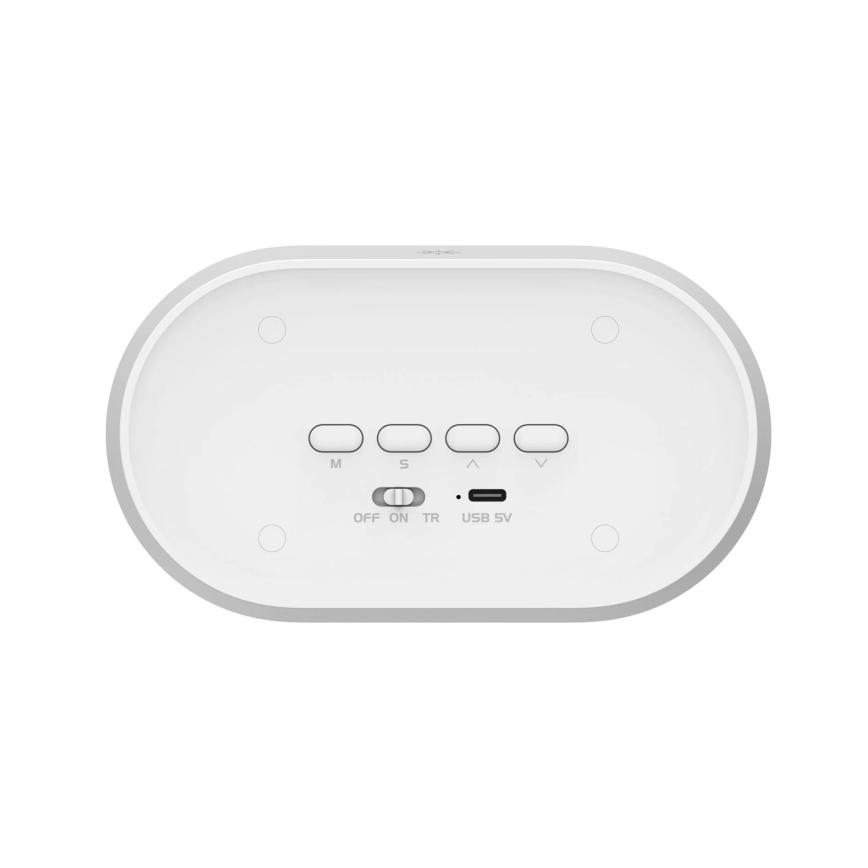 LED Prigušiva noćna lampica sa budilicom KAJA LED/1,3W/5V 3000K