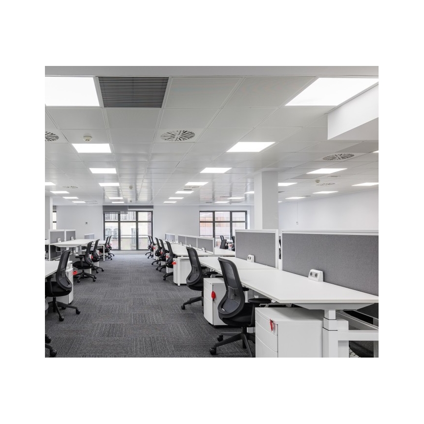 LED prigušiva panel za spušteni plafon CAPRI LED/25/36/40W/230V 3000/4000/5700K UGR19 IP44 60x60 cm