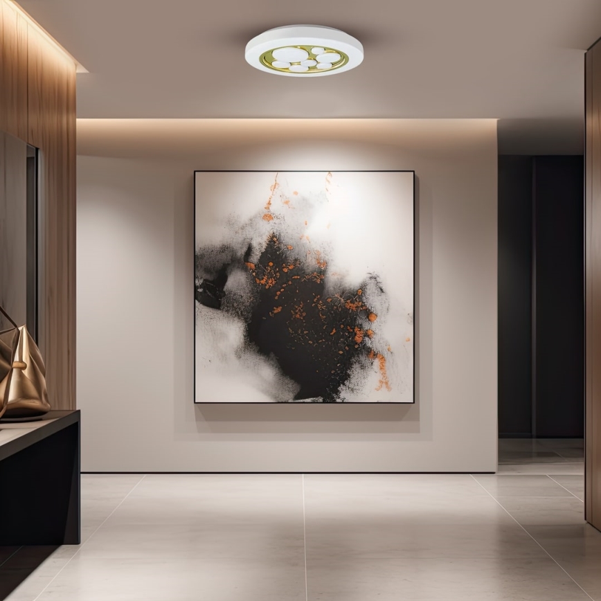LED Prigušiva plafonjera BUBBLES LED/30W/230V 3000-6000K + Daljinski upravljač