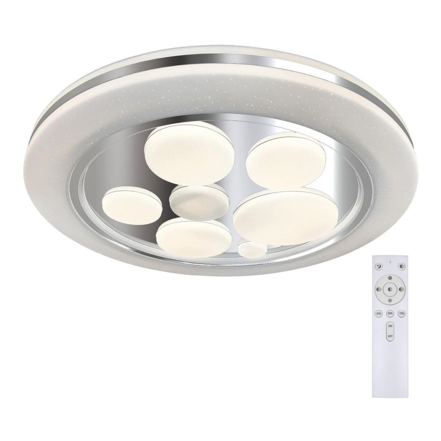 LED Prigušiva plafonjera BUBBLES LED/48W/230V + Daljinski upravljač