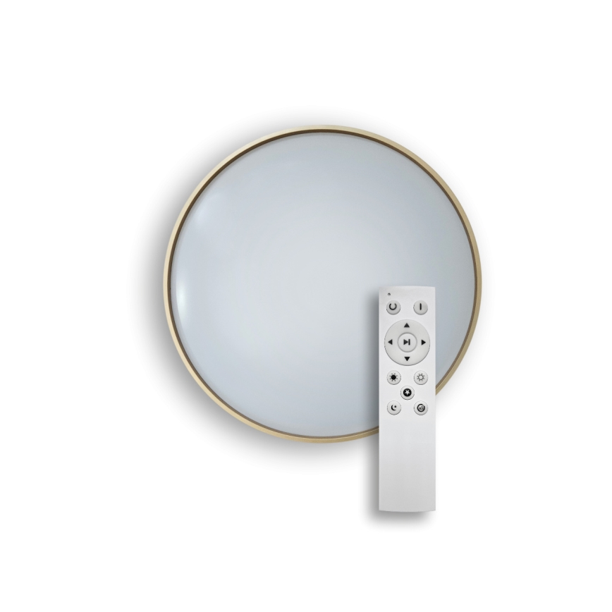 LED Prigušiva plafonjera DRINA LED/36W/230V 2700-6500K pr. 50 cm + Daljinski upravljač