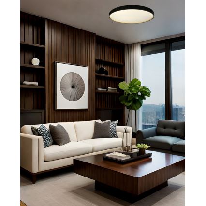 LED Prigušiva plafonjera EBRO LED/36W/230V 2700-6500K pr. 50 cm + Daljinski upravljač