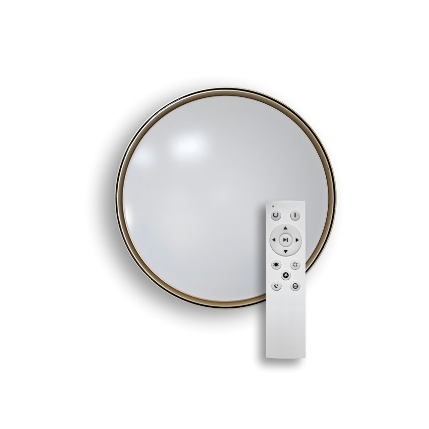 LED Prigušiva plafonjera EBRO LED/36W/230V 2700-6500K pr. 50 cm + Daljinski upravljač