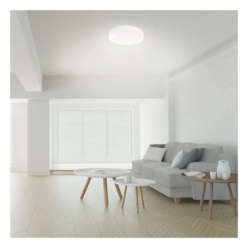 LED Prigušiva plafonjera GoSmart LED/45W/230V pr. 50 cm 2700-6500K Wi-Fi Tuya + Daljinski upravljač