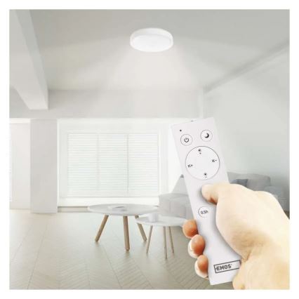 LED Prigušiva plafonjera GoSmart LED/45W/230V pr. 50 cm 2700-6500K Wi-Fi Tuya + Daljinski upravljač