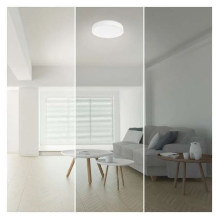 LED Prigušiva plafonjera GoSmart LED/45W/230V pr. 50 cm 2700-6500K Wi-Fi Tuya + Daljinski upravljač