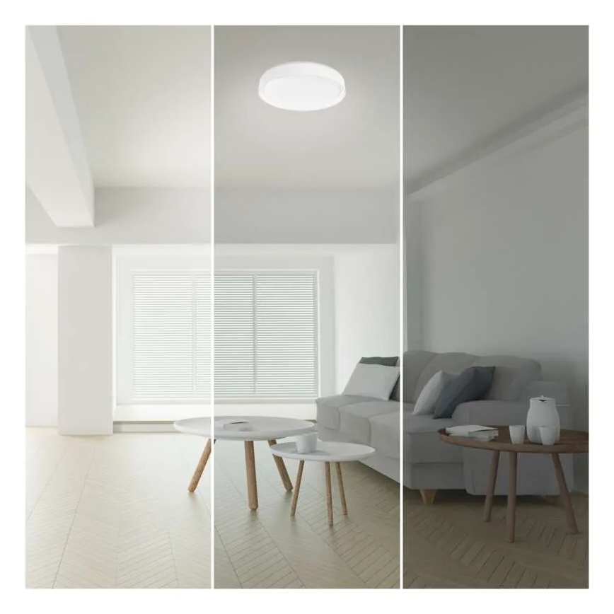 LED Prigušiva plafonjera GoSmart LED/45W/230V pr. 50 cm 2700-6500K Wi-Fi Tuya + Daljinski upravljač