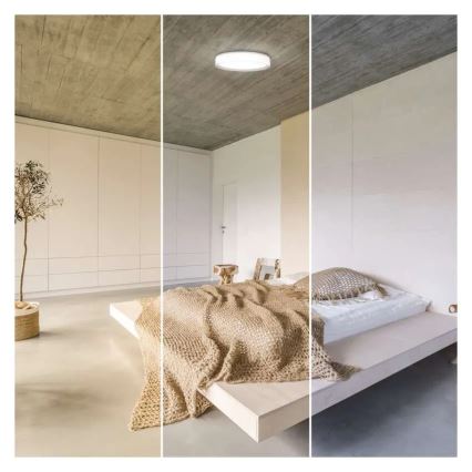 LED Prigušiva plafonjera GoSmart LED/45W/230V pr. 50 cm 2700-6500K Wi-Fi Tuya + Daljinski upravljač