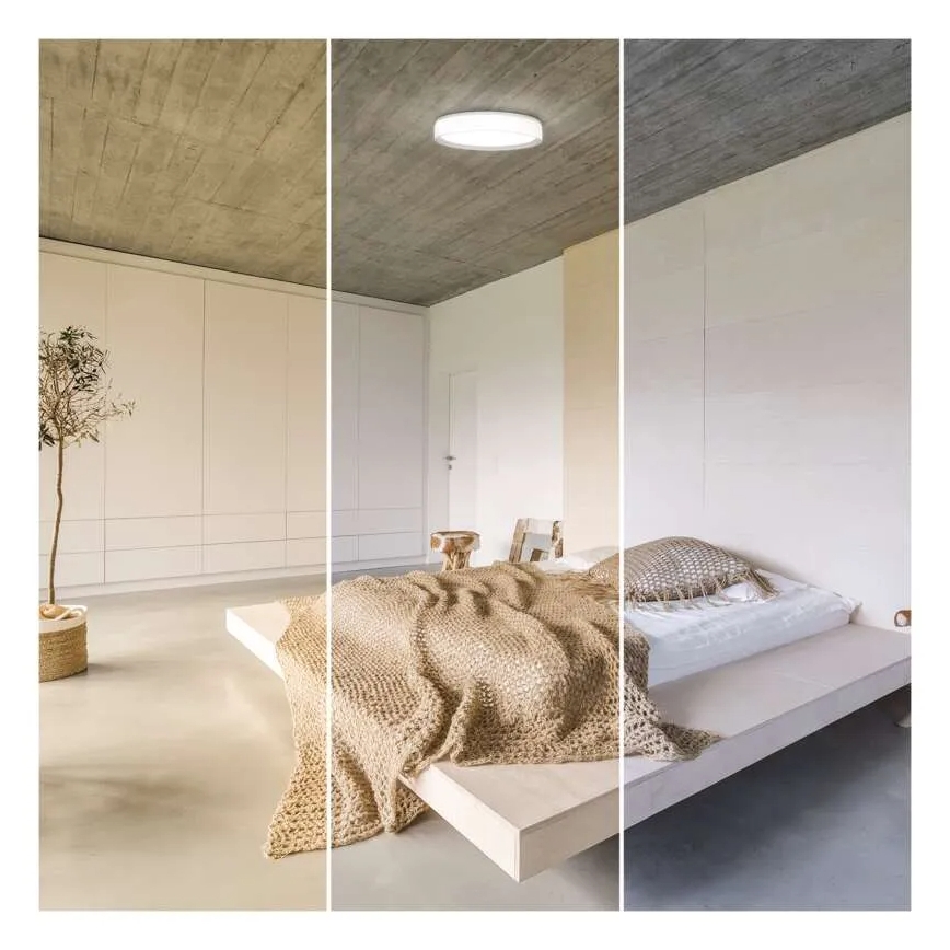 LED Prigušiva plafonjera GoSmart LED/45W/230V pr. 50 cm 2700-6500K Wi-Fi Tuya + Daljinski upravljač