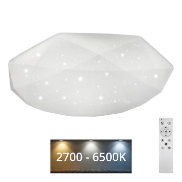 LED Prigušiva plafonjera INDUS LED/60W/230V 2700-6500K pr. 58 cm + Daljinski upravljač