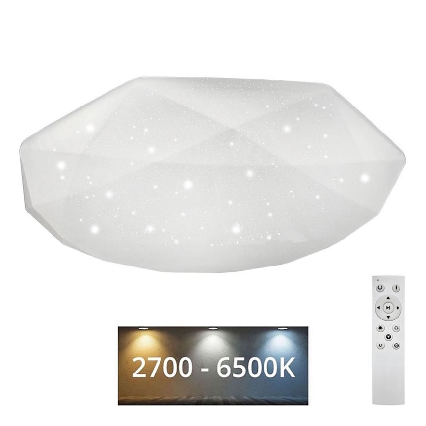 LED Prigušiva plafonjera INDUS LED/60W/230V 2700-6500K pr. 58 cm + Daljinski upravljač