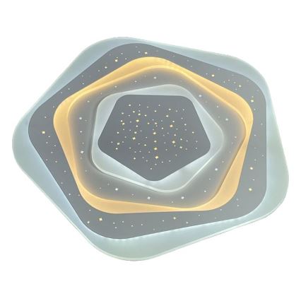 LED Prigušiva plafonjera LED/105W/230V 3000-6500K + Daljinski upravljač
