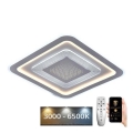 LED Prigušiva plafonjera LED/105W/230V 3000-6500K + Daljinski upravljač