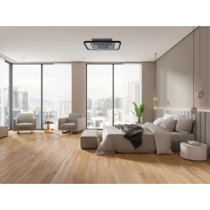 LED Prigušiva plafonjera LED/110W/230V 3000-6500K bela + Daljinski upravljač