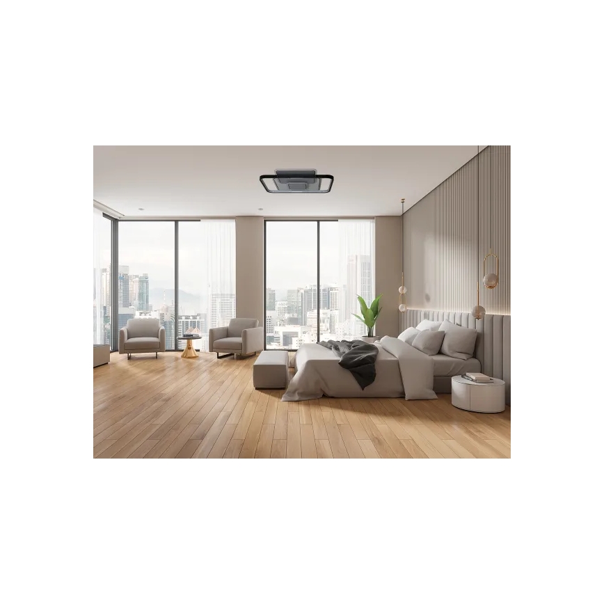 LED Prigušiva plafonjera LED/110W/230V 3000-6500K bela + Daljinski upravljač