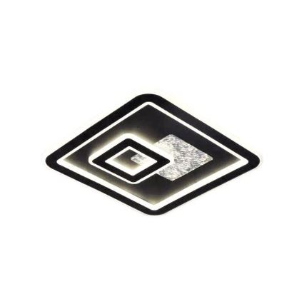 LED Prigušiva plafonjera LED/110W/230V 3000-6500K crno + Daljinski upravljač
